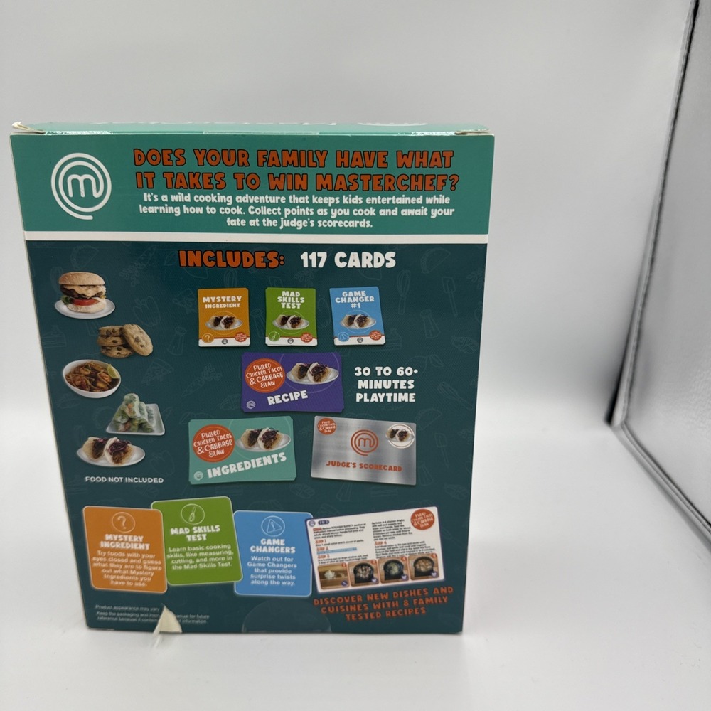NEW! Master Chef Family Cooking Game Authentic Fun Time Holiday Birthday Gift - Picture 3 of 6